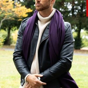 100% Extrafine Merino Wool Made in Italy Scarf